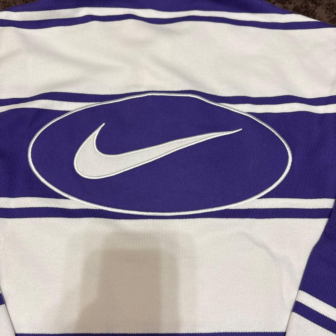 トップス Supreme x Nike Stripe Rugby Purple