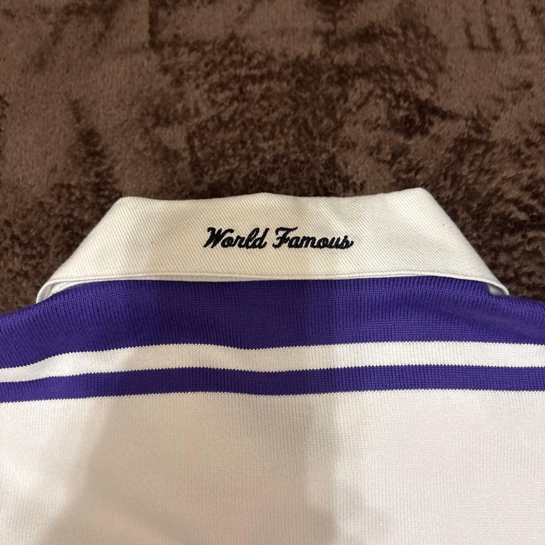 トップス Supreme x Nike Stripe Rugby Purple