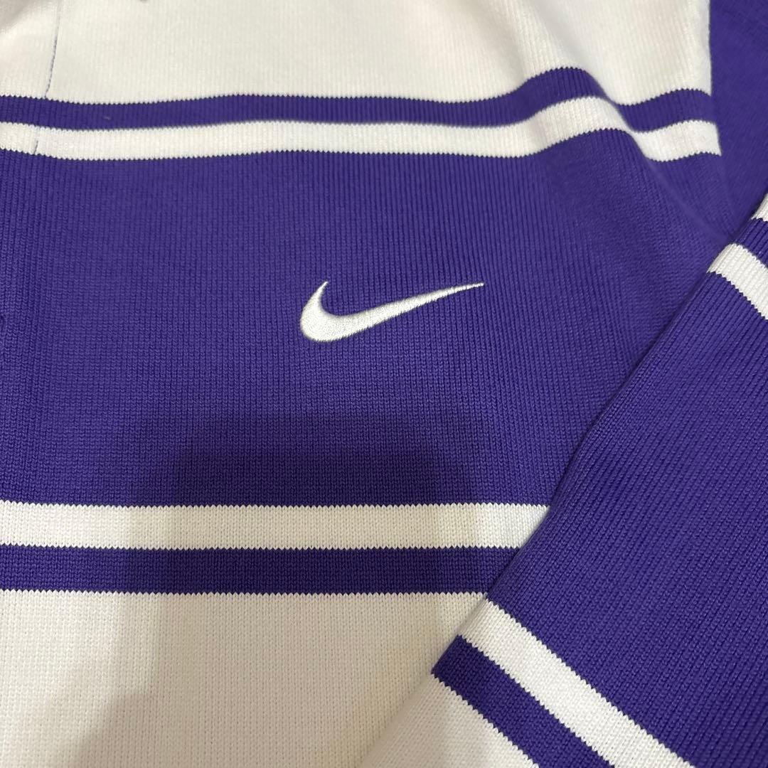 トップス Supreme x Nike Stripe Rugby Purple