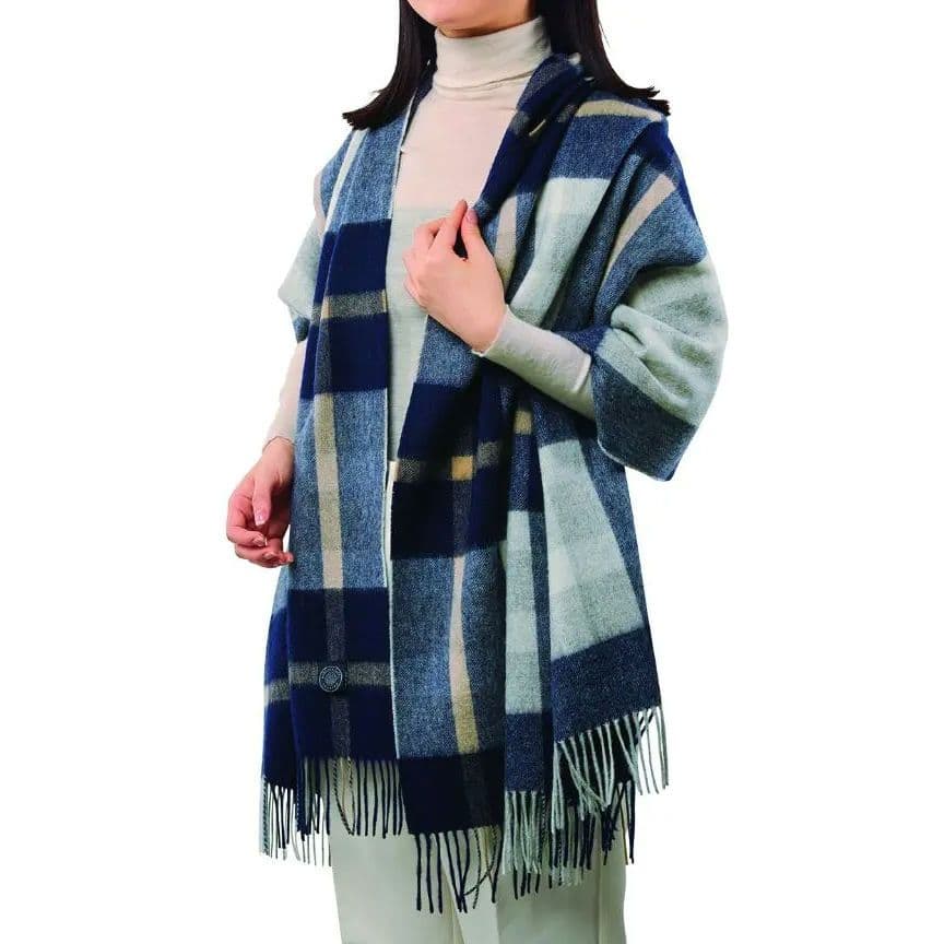 【新品未使用】morgan & oates ストール（JAL機内販売限定）