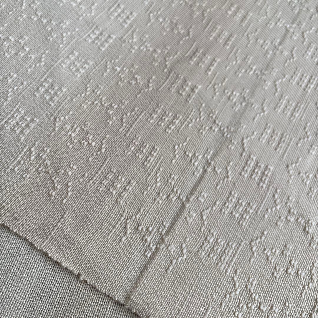 ＊再出品＊商品説明お読み下さい　【USED 美品】首里花織　八寸名古屋帯