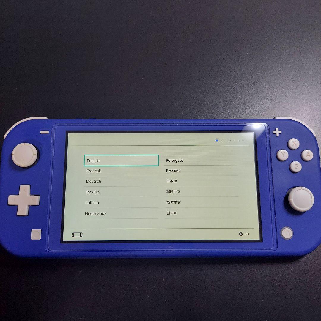 【動作確認済み】Nintendo Switch Lite ブルー 箱付き