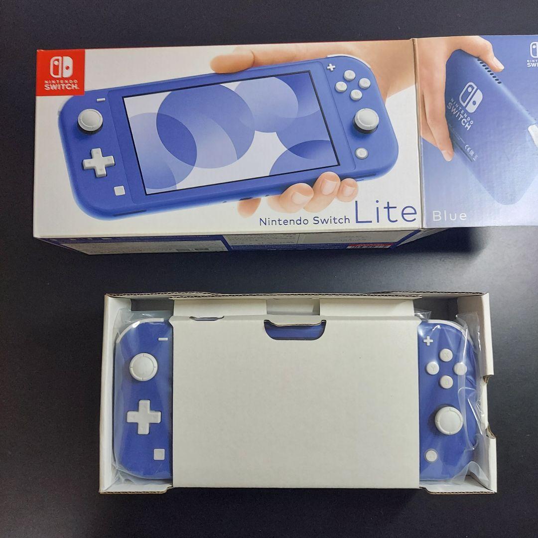 【動作確認済み】Nintendo Switch Lite ブルー 箱付き