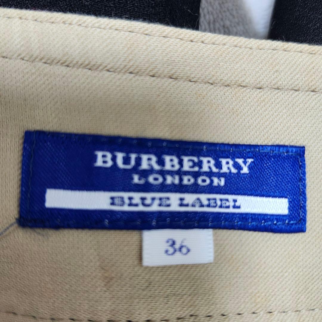 ママリン　バーバリーブルーレーベル スカート 巻きスカート ノバチェック