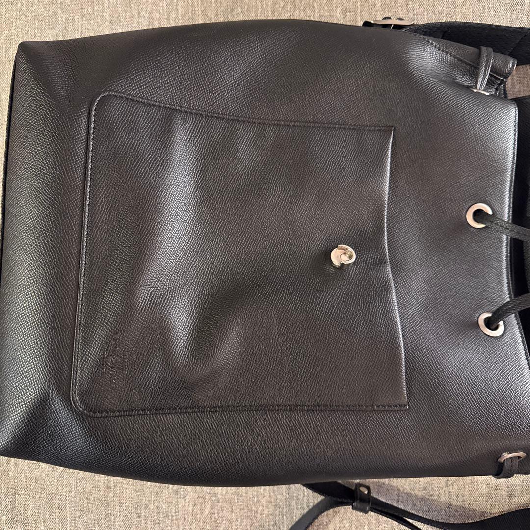 フジタカギャラリー ワープロラックス レザーリュック ブラック