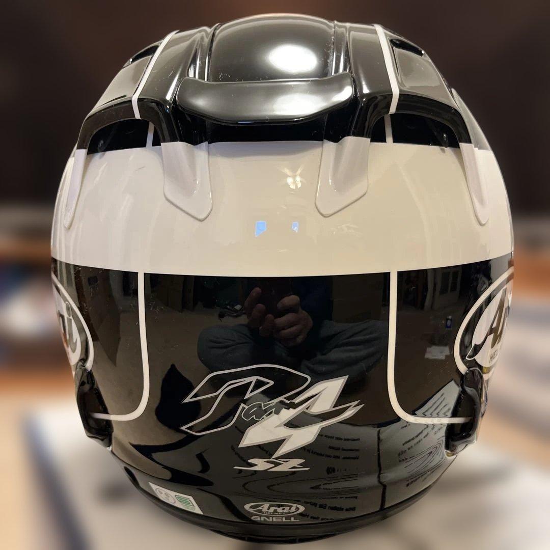 Arai アライSZ-Ram4平忠彦レプリカジェットヘルメットM 黒黒