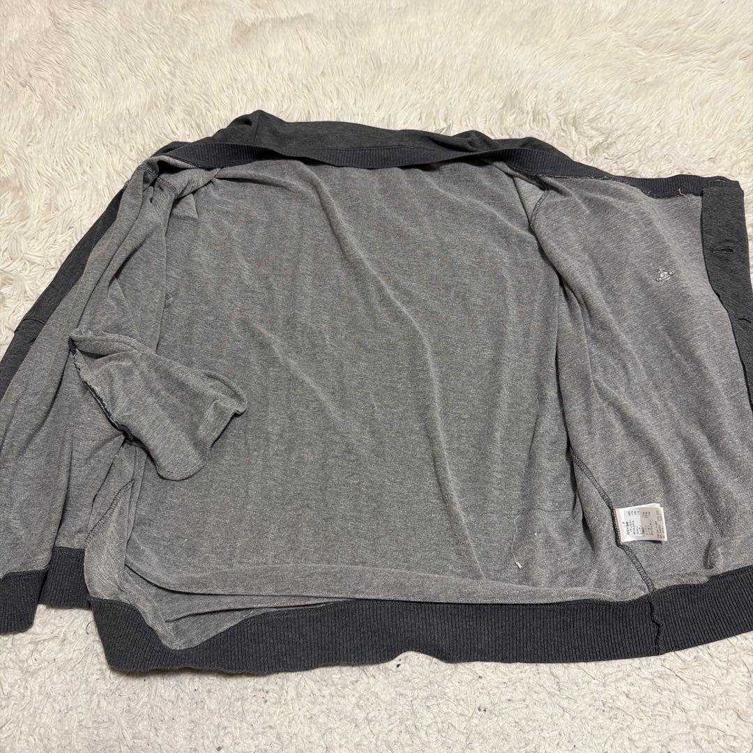 美品XLサイズ相当　ヴィヴィアンウェストウッドマン　アシンメトリーカーディガン