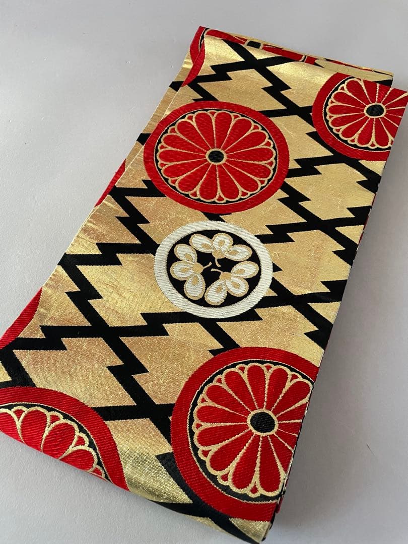 美品　七五三　大きめ7歳　8歳　正絹お着物セット　大四つ身