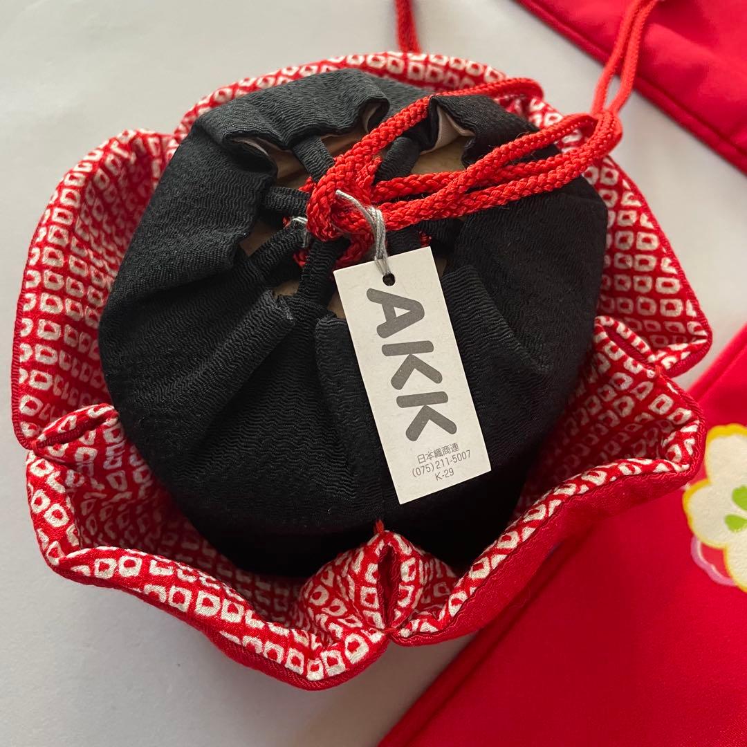 美品　七五三　大きめ7歳　8歳　正絹お着物セット　大四つ身