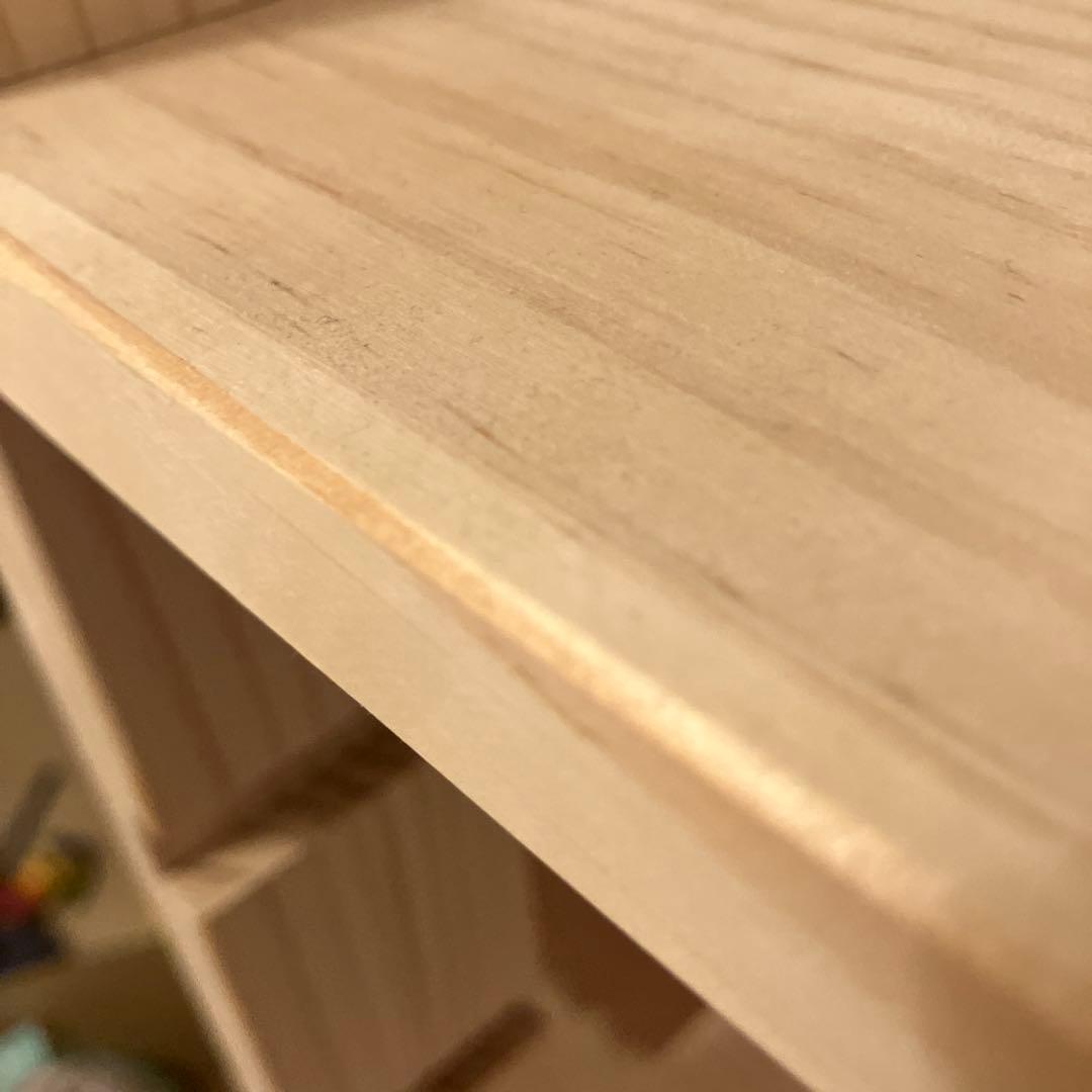 パイン材　4段オープンシェルフ　2個セット　モンテ棚　フリーラックポール