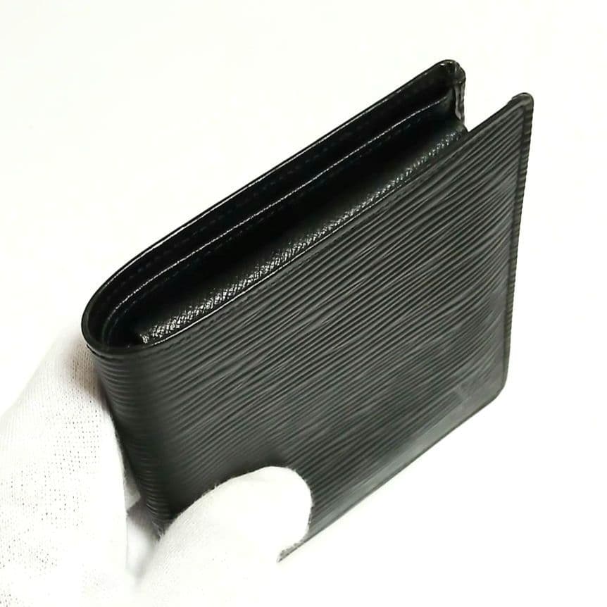 ★美品★ルイヴィトン★エピ ポルトビエ カルトクレディ モネ★二つ折り財布★黒★