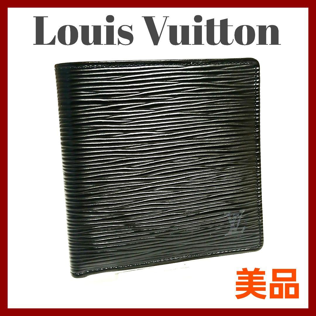 ★美品★ルイヴィトン★エピ ポルトビエ カルトクレディ モネ★二つ折り財布★黒★