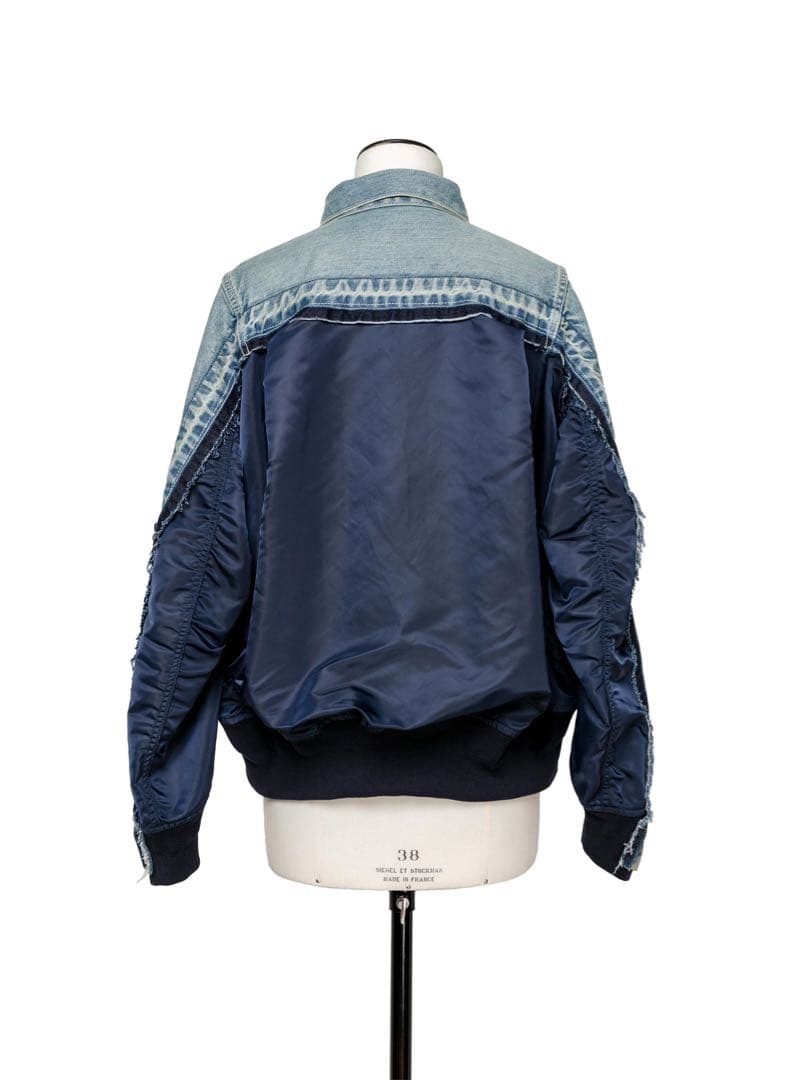 連休値下げ中　sacai サカイDenim x MA-1 Jacket