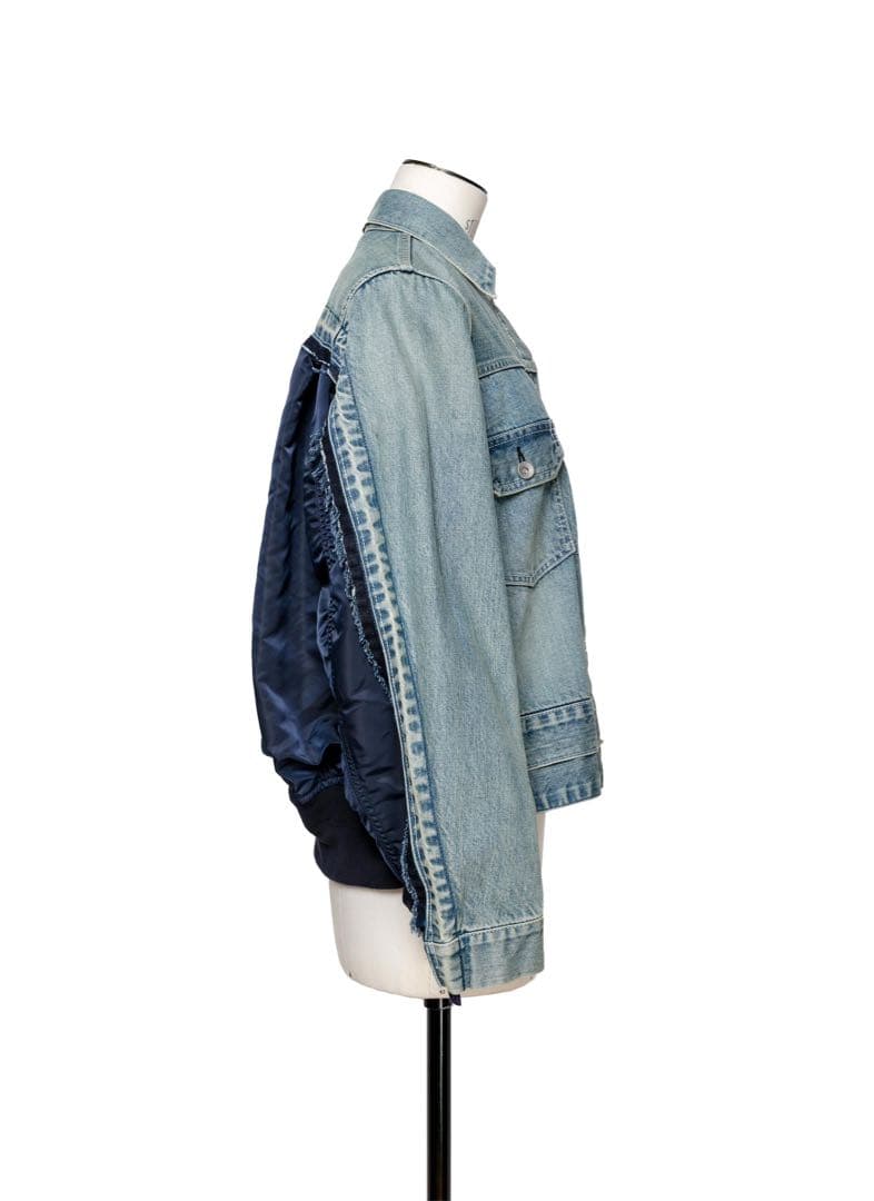 連休値下げ中　sacai サカイDenim x MA-1 Jacket