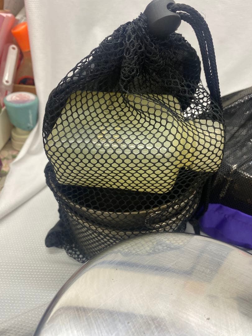 ステンレススチール 食器セット メッシュバッグ付き