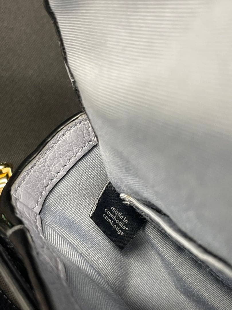 BA1【美品】COACH コーチ ショルダーバッグ レザー グリーン グレー