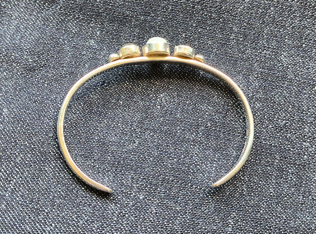 【美品】Navajo labradorite×moonstone バングル