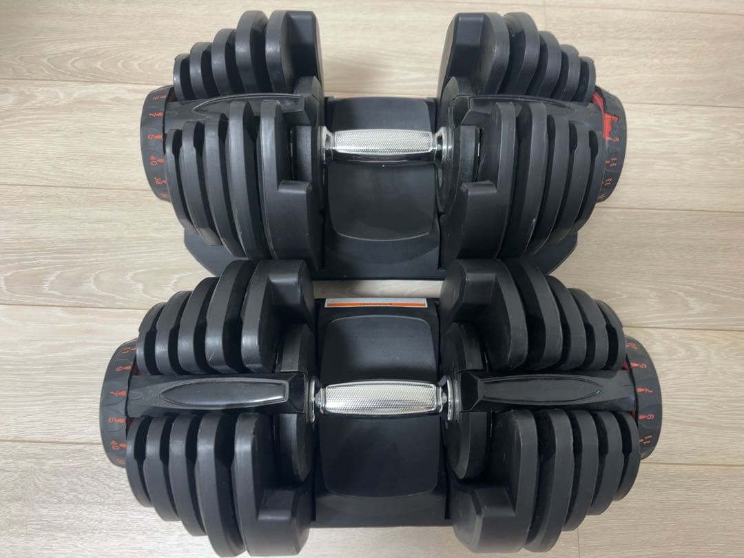 ②可変式ダンベル 40キロ　ダイヤル式　1個