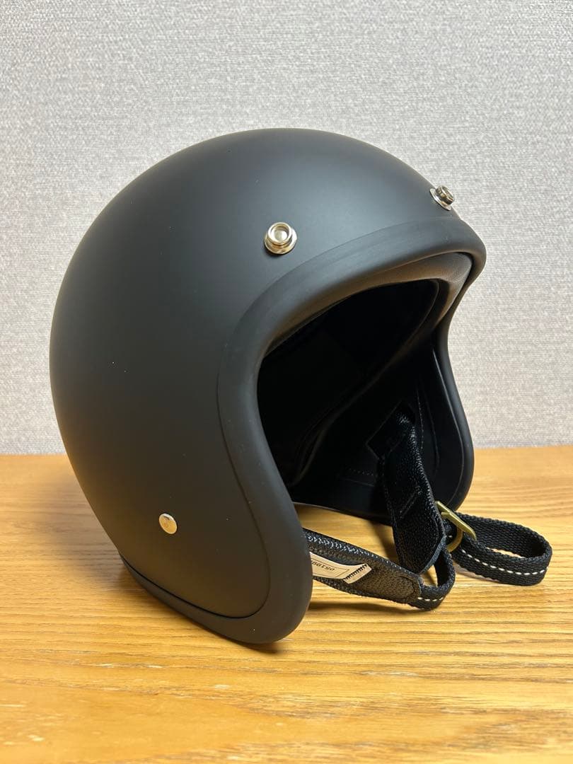500TXタイプ ビートル　ジェットヘルメットBUCO tt&co 4XL 黒