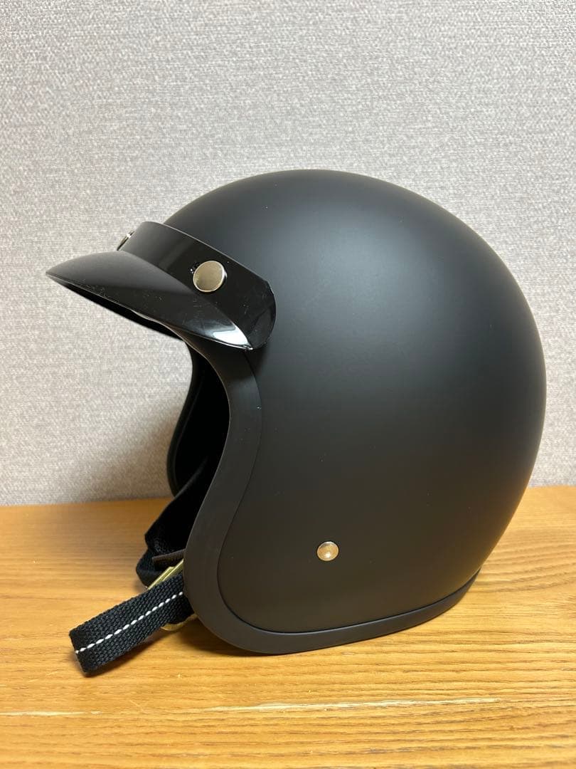 500TXタイプ ビートル　ジェットヘルメットBUCO tt&co 4XL 黒