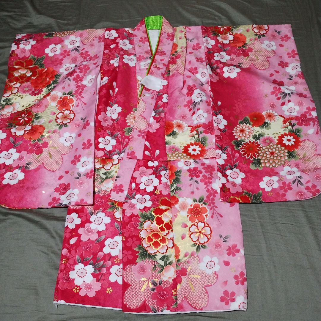 七五三　3歳　女の子　着物　フルセット　マユミブランド