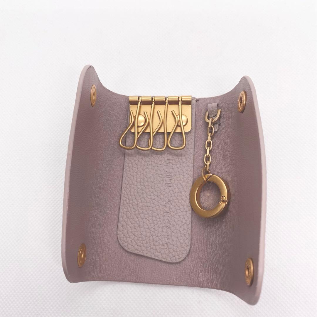 【新品未使用】イルビゾンテ キーケース（ティタニア） ☆ マルヴァ グレー ☆