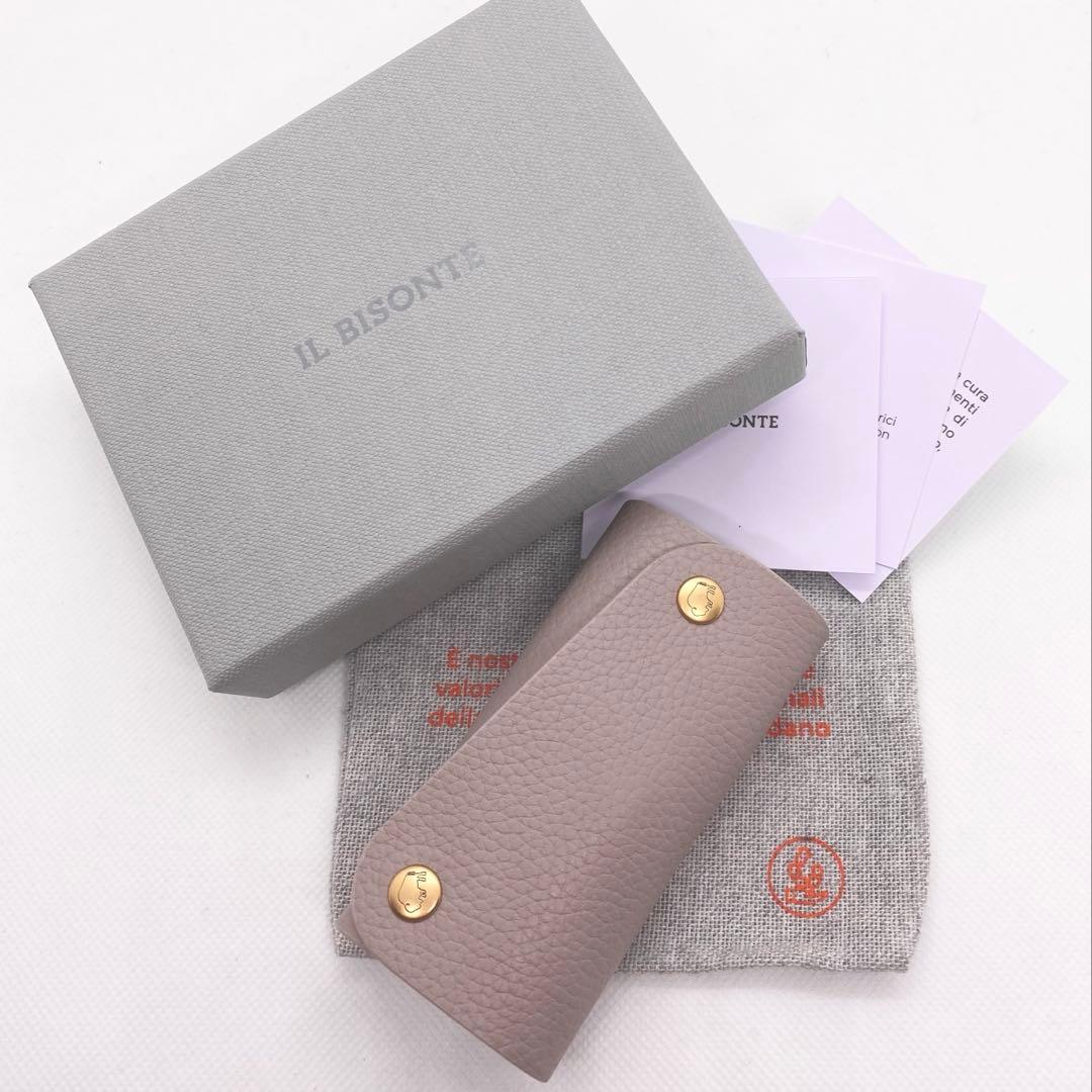 【新品未使用】イルビゾンテ キーケース（ティタニア） ☆ マルヴァ グレー ☆