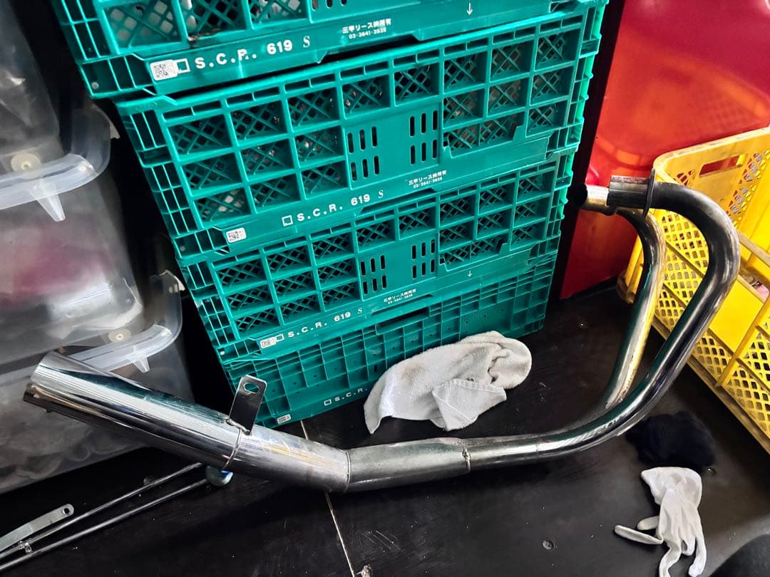 CB400T ガゼル　メッキ　本物