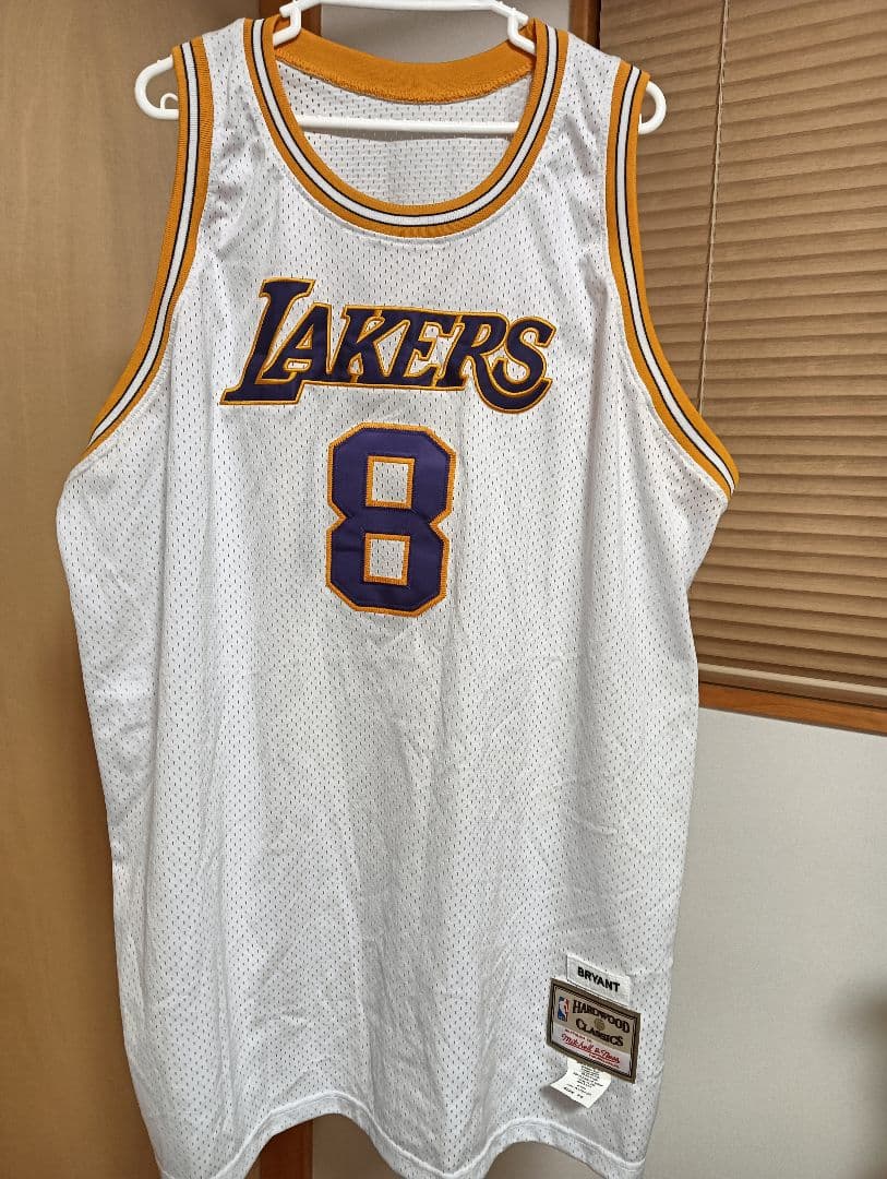 NBA ミッチェルアンドネス　レイカーズ　コービー・ブライアント　刺繍サイン