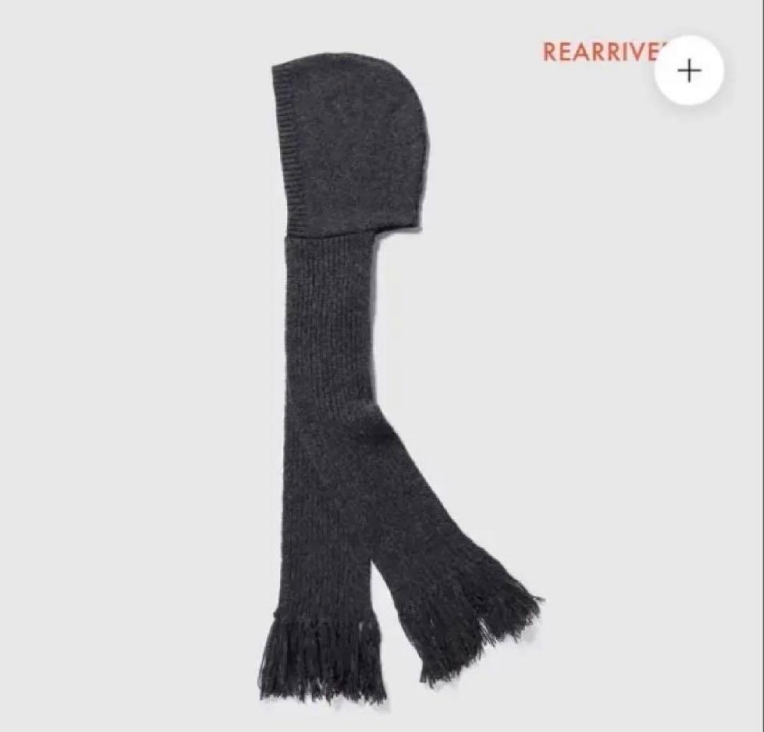 シールームリン　Fringeフーディーマフラー　 ブラウン