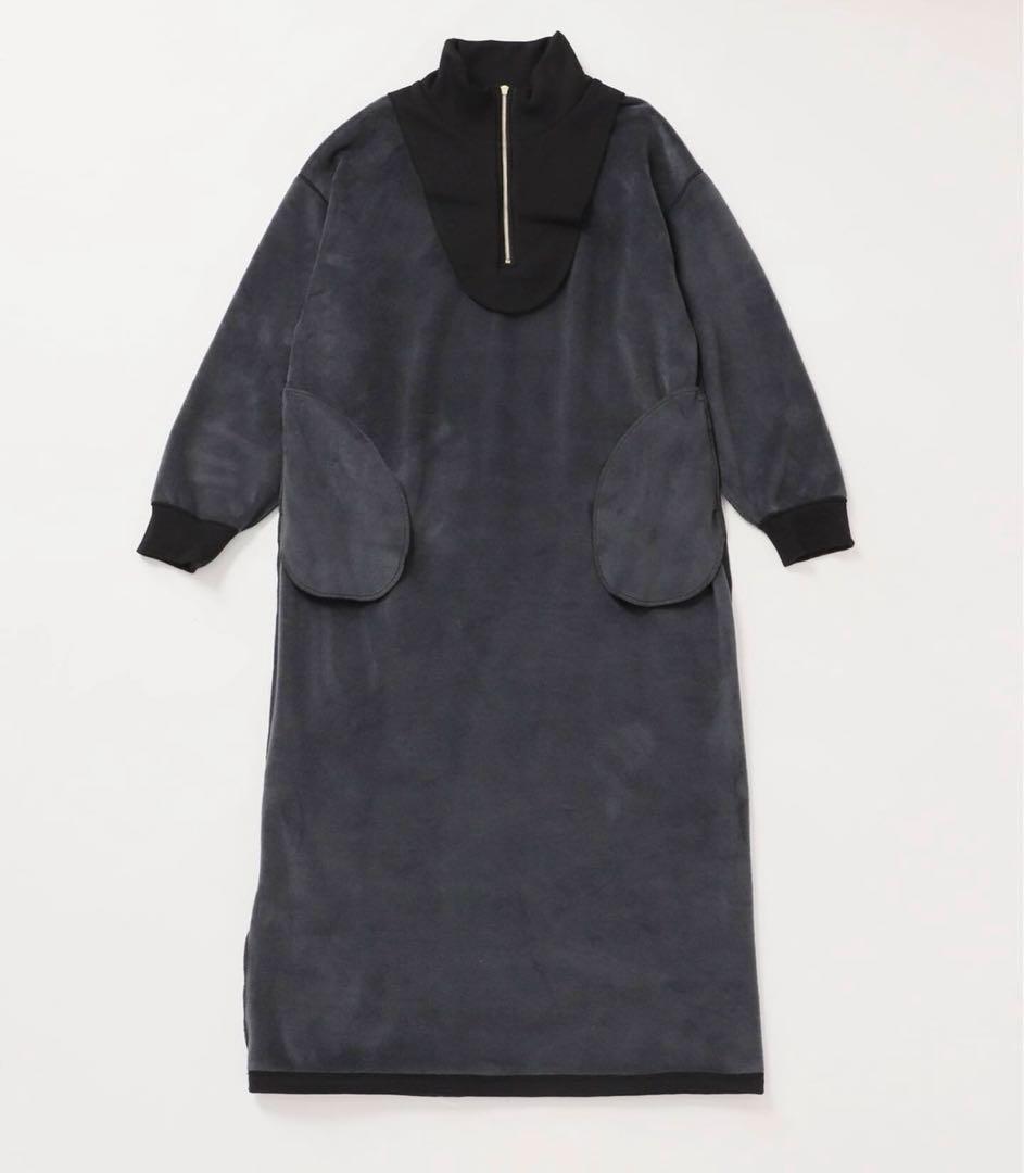 APSTUDIOウォームジップドレス ブラウン36 新品タグ付き