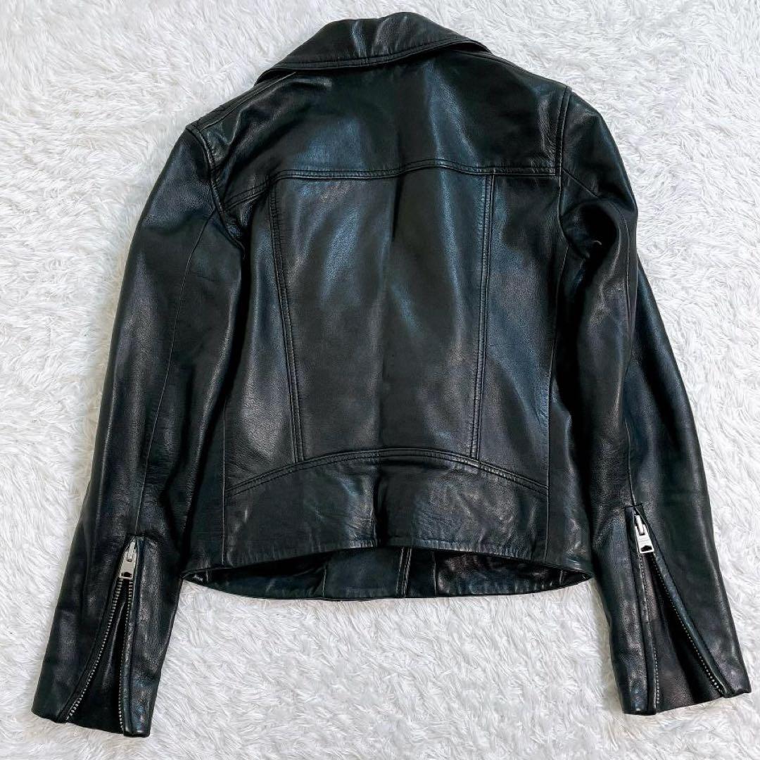ALLSAINTS オールセインツ ダブルライダースジャケット 黒 レザー
