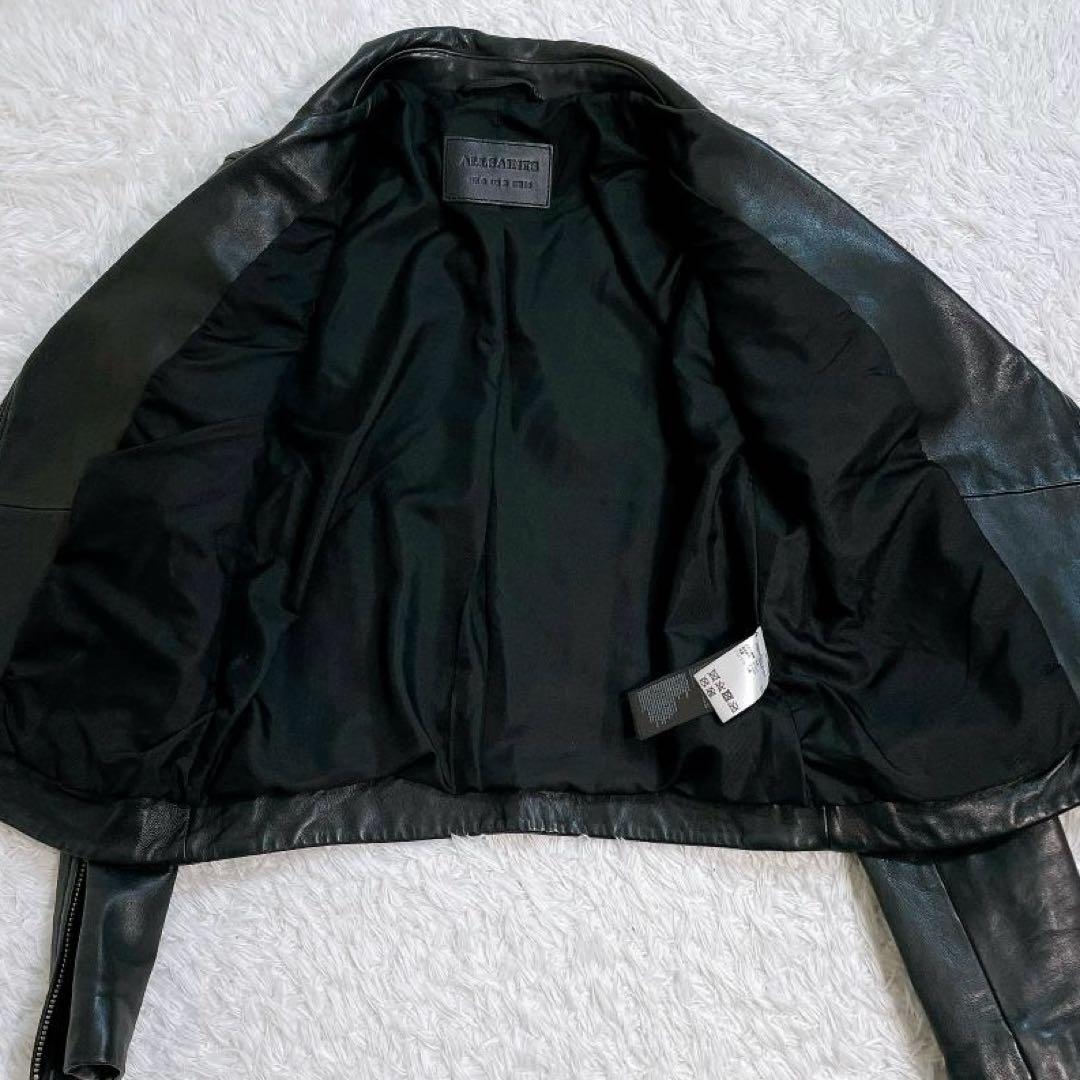 ALLSAINTS オールセインツ ダブルライダースジャケット 黒 レザー