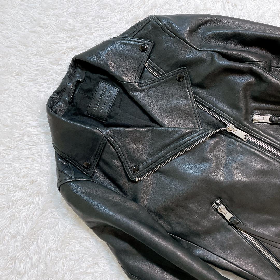 ALLSAINTS オールセインツ ダブルライダースジャケット 黒 レザー