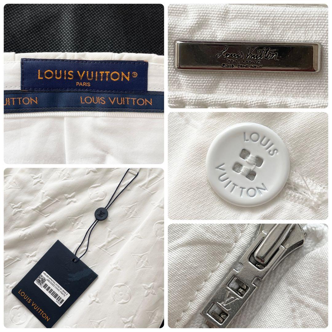 未使用品 XLサイズ Louis Vuitton エンボスモノグラム チノパンツ