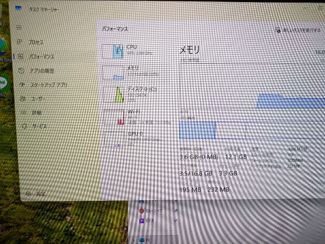 ミニPC 12世代 Intel N95 DRAM 16GB SSD 256GB