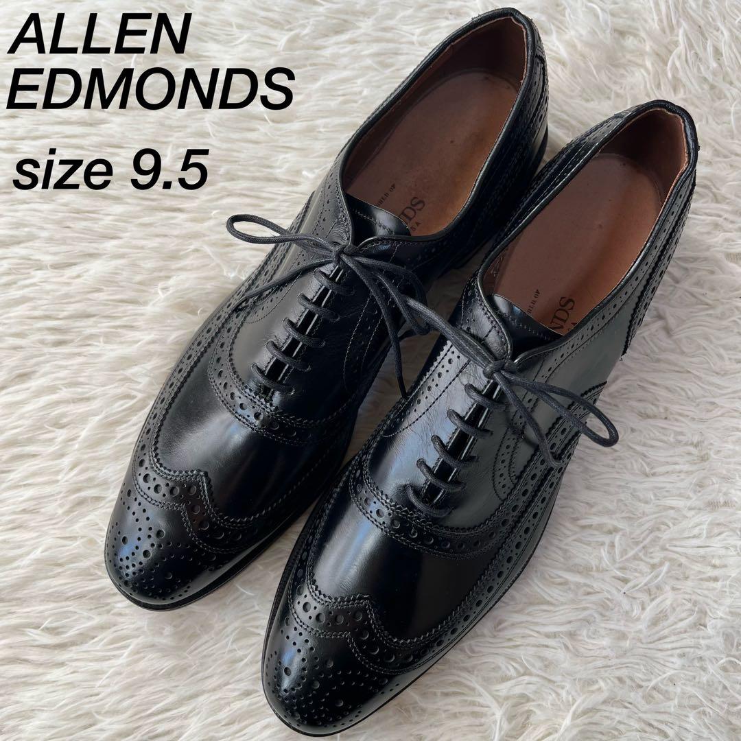 【新品未使用】希少　アレンエドモンズ　マカリスター　フルブローグシューズ　旧ロゴ