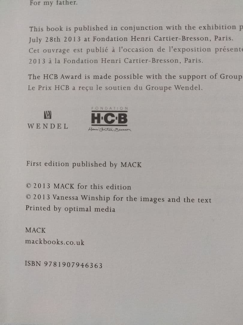 希少 ファーストエディション Vanessa winship 写真集