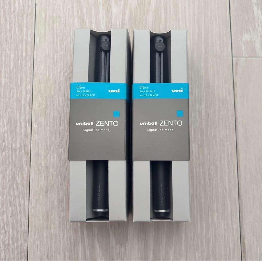 uniball ZENTO シグニチャーモデル 0.5mm メタリックブラック