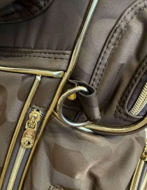 【美品】MARK & LONA ゴルフ　名札付　キャディバッグ