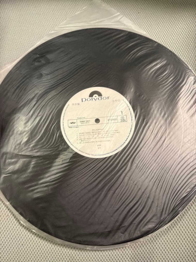 KAN テレビの中へ　アナログレコード盤