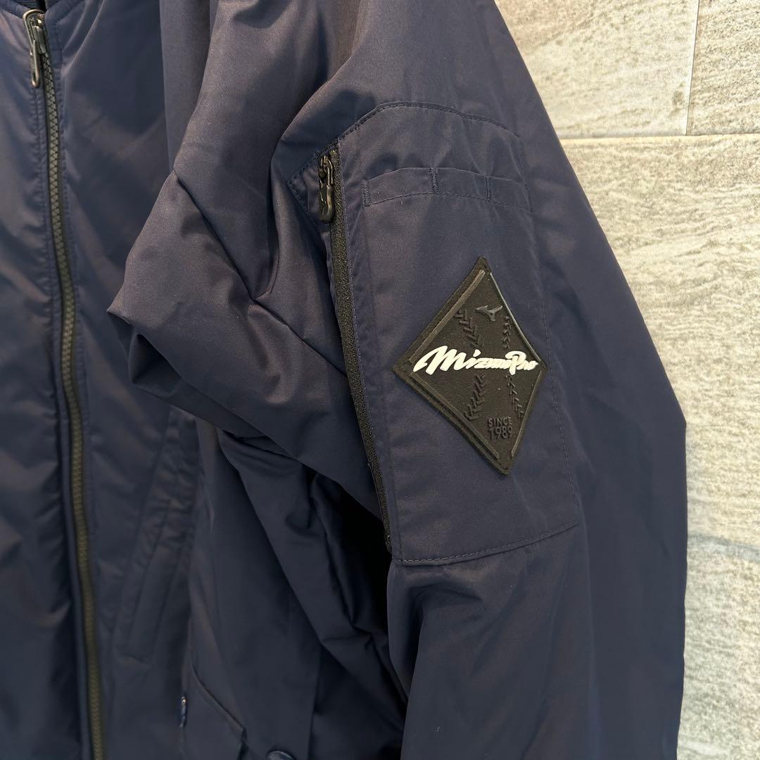 超美✨限定 ミズノプロ M 中綿グラウンドコートリバーシブル　野球　ベースボール