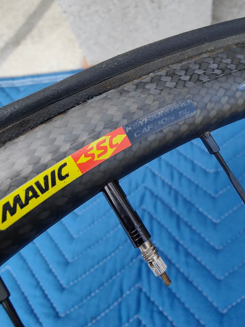 マビックカーボンホイール　 キシリウムプロカーボンSL チューブラー美品☆2