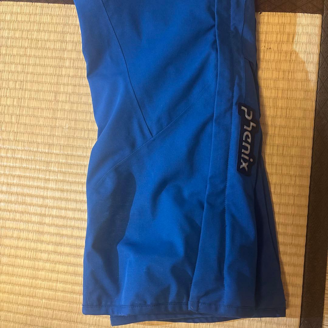 Phenix 青 サイドファスナー　スキーパンツM