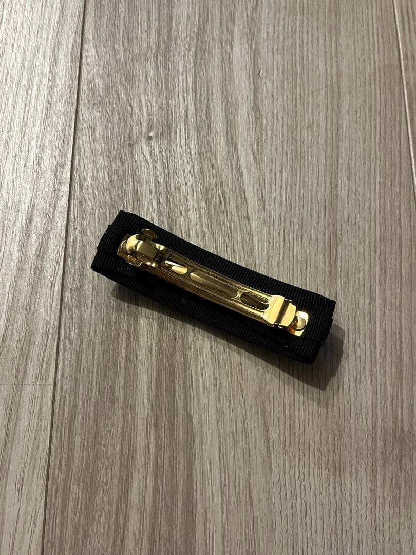 Salvatore Ferragamo ガンチー二　バレッタ　ブラック