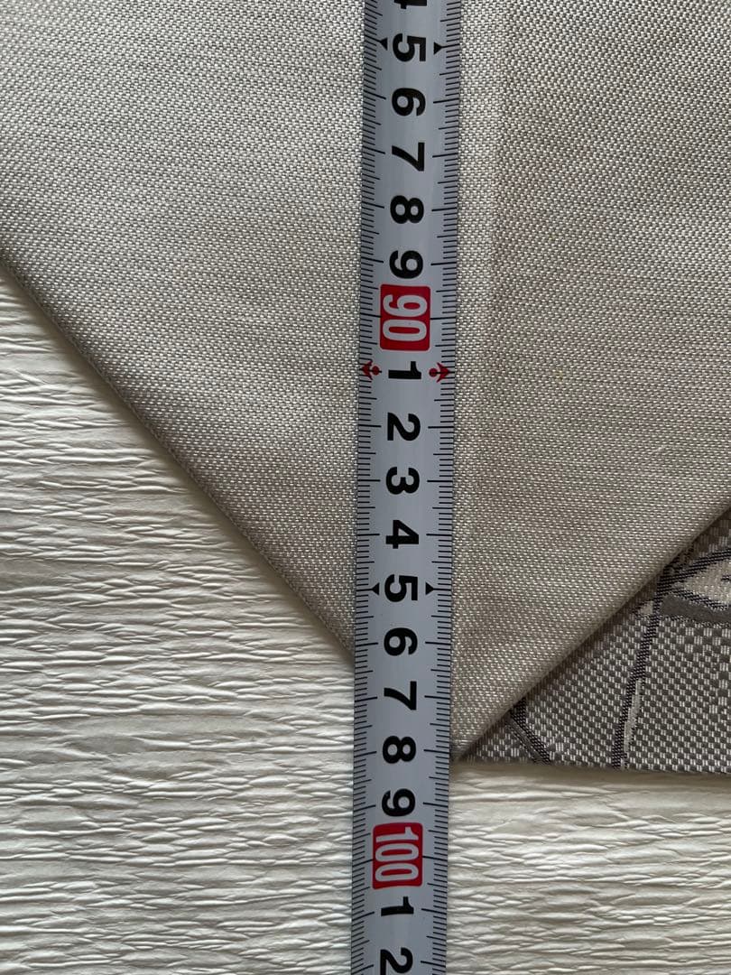 名古屋帯　博多ななこ織り　花唐草模様