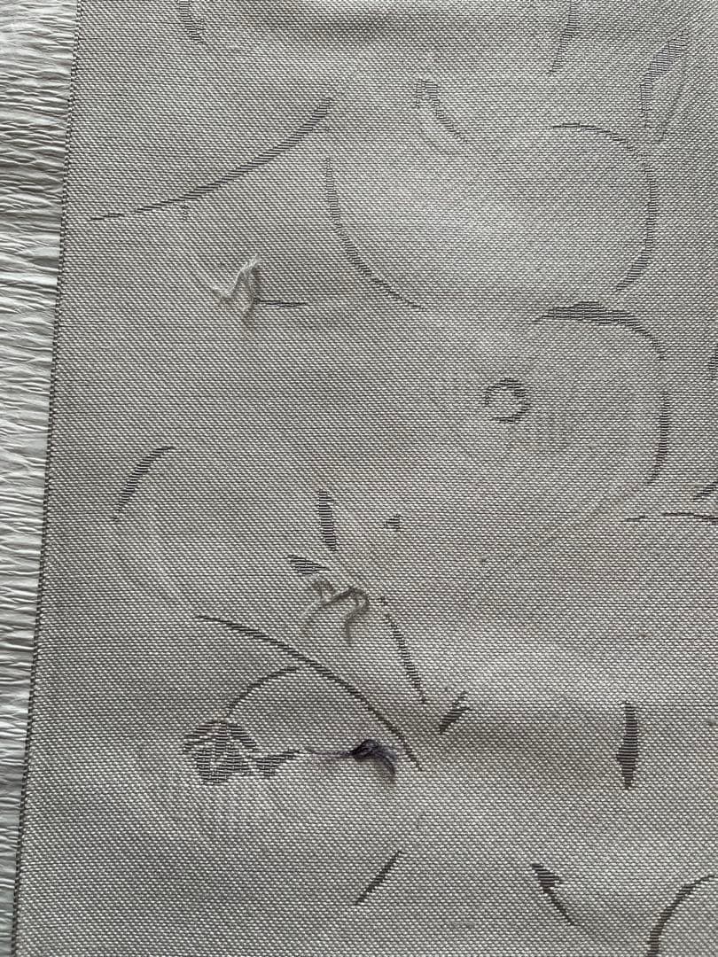 名古屋帯　博多ななこ織り　花唐草模様