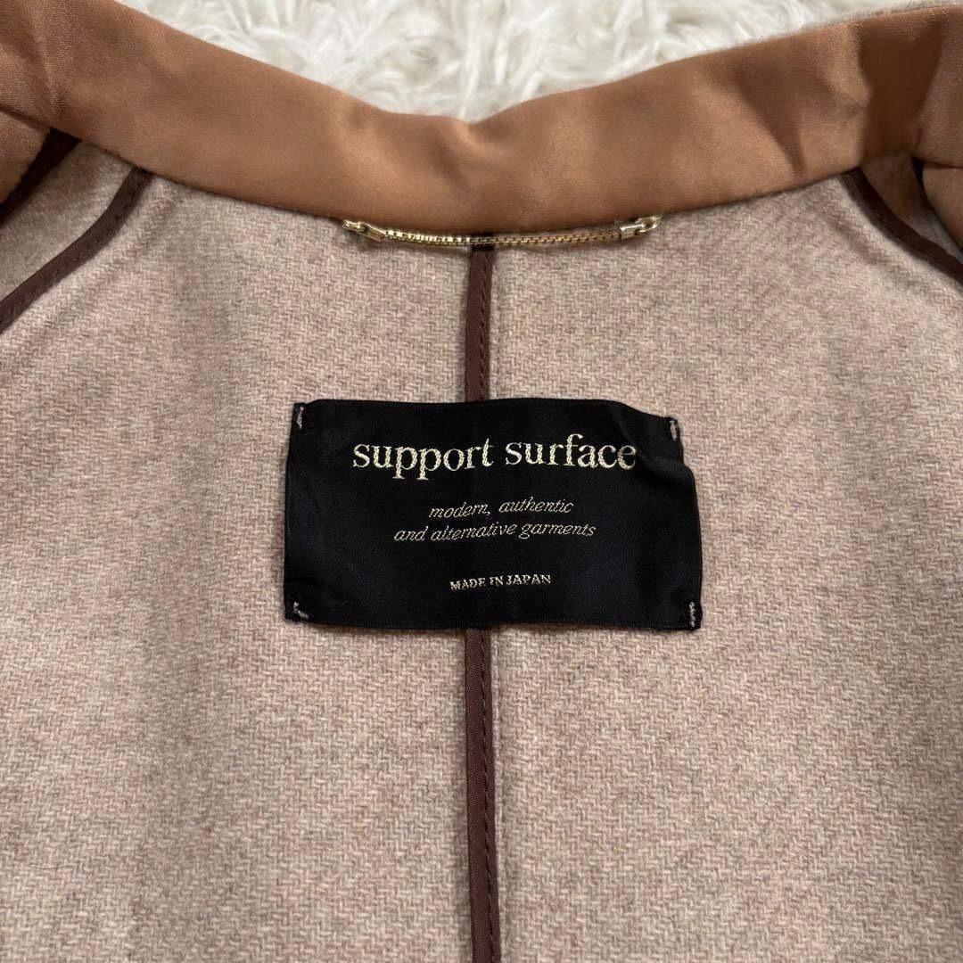 美品✨サポートサーフェス　ダブルフェイス ポンチョコート レディース
