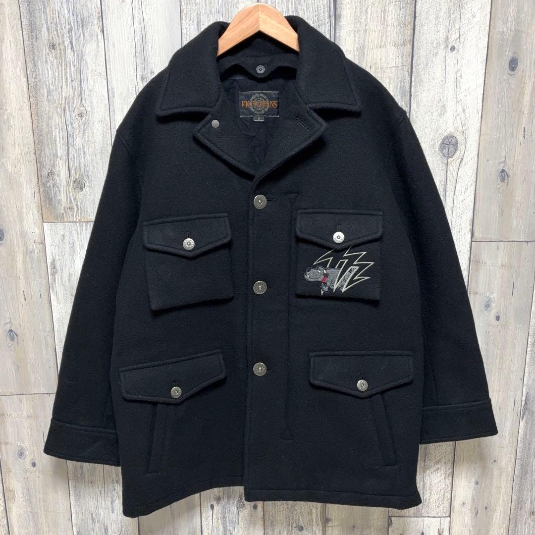 90s FICCE JEANS フィッチェ ウールジャケット ヨシユキコニシ L