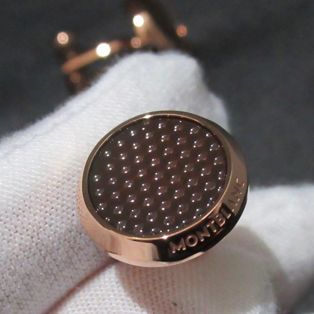 モンブラン カフス マイスターシュテュック ダークブラウンラッカー 118603